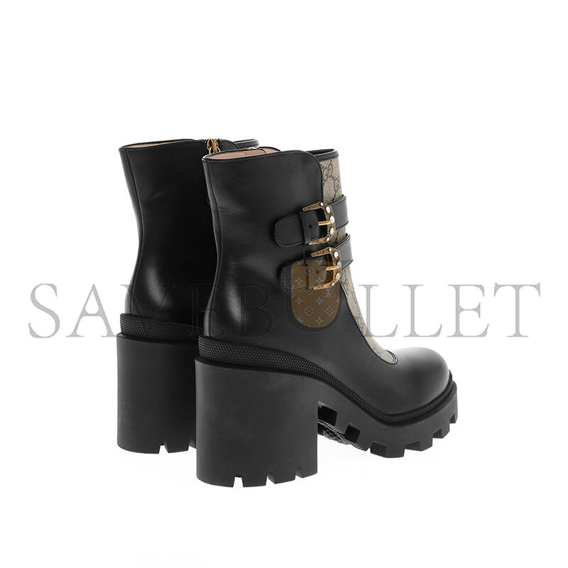 GUCCI BUCKLES ANKLE BOOTS 701100